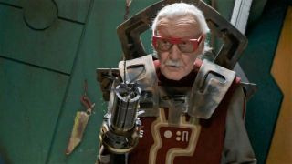 Stan Lee, under ett Marvel-framträdande i MCU-filmen Thor: Ragnagrok