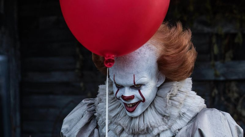 Bill Skarsgard in de film It uit 2017.