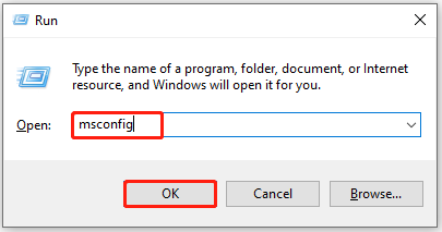 open Systeemconfiguratie vanuit Uitvoeren