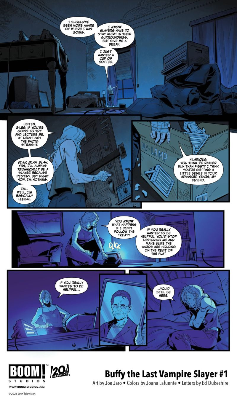 Buffy: The Last Vampire Slayer #1 pagina