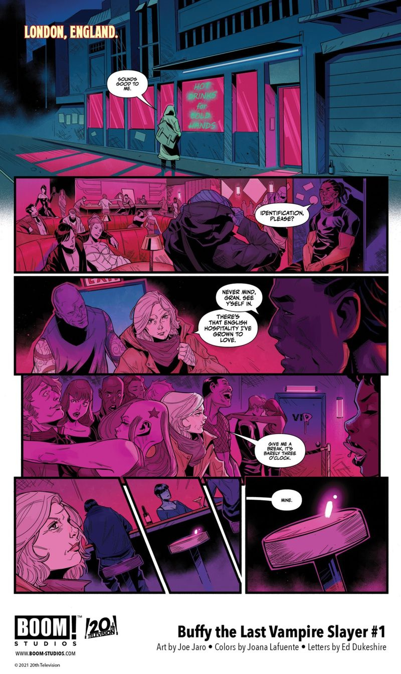 Buffy: The Last Vampire Slayer #1 pagina