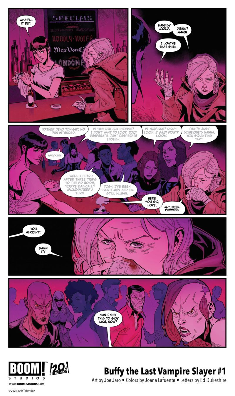 Buffy: The Last Vampire Slayer #1 pagina