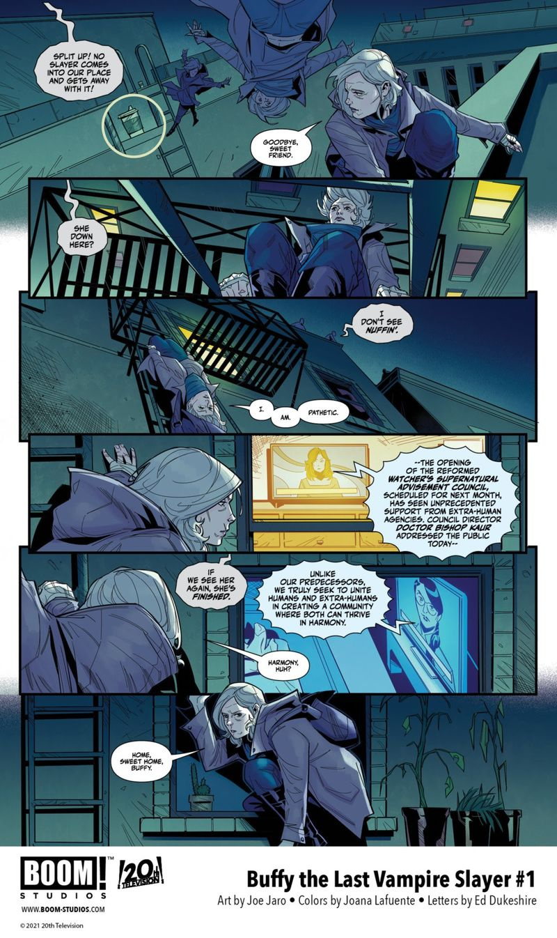 Buffy: The Last Vampire Slayer #1 pagina