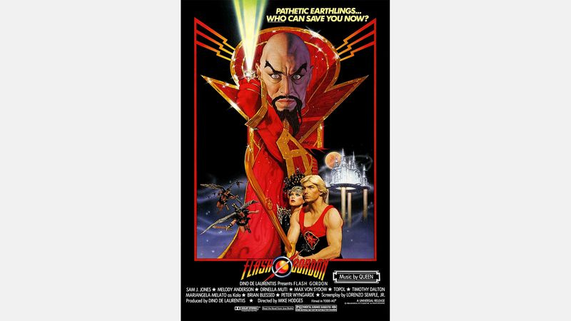 Juliste 1980 Flash Gordon -elokuvalle