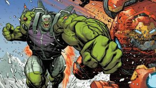 Bild des Hulk im Kampf gegen Iron Man aus Hulk #1