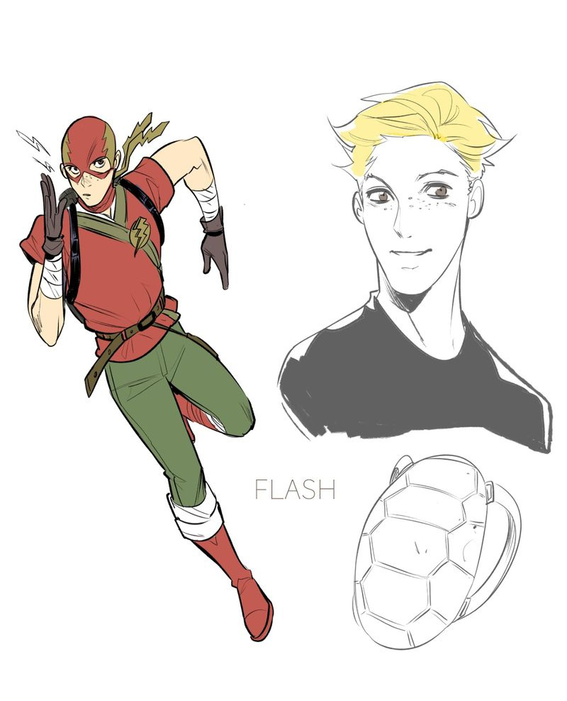 RWBY/Justice Leaguen hahmosuunnittelu