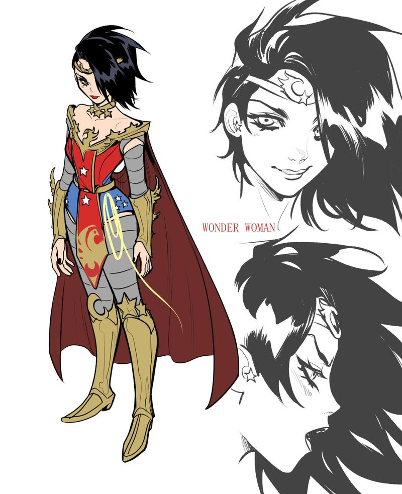 RWBY/Justice Leaguen hahmosuunnittelu