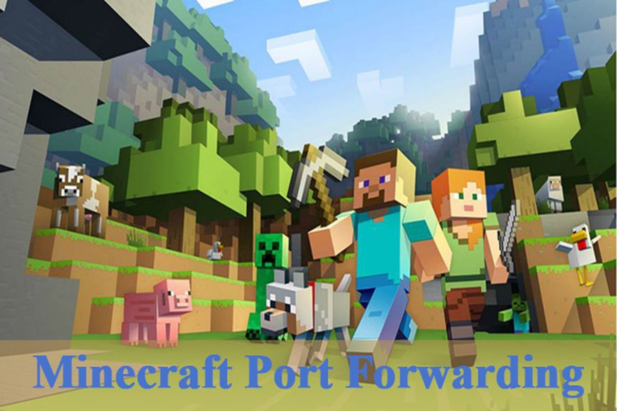 Пренасочване на портове на Minecraft