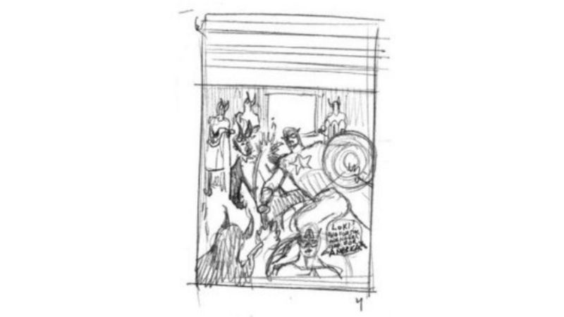 Stem Loki-schetsen