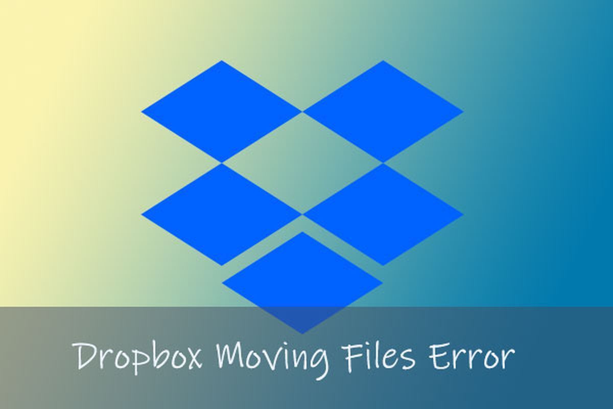 Dropbox-tiedostojen siirtämisvirhe