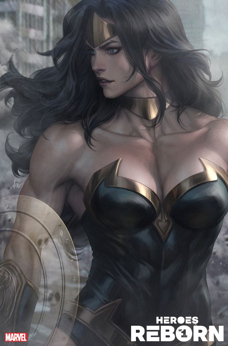 Copertina della variante di Heroes Reborn #1 Artgerm