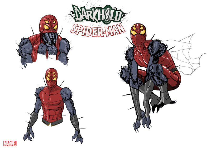 The Darkhold: Spider-Man #1 omslag