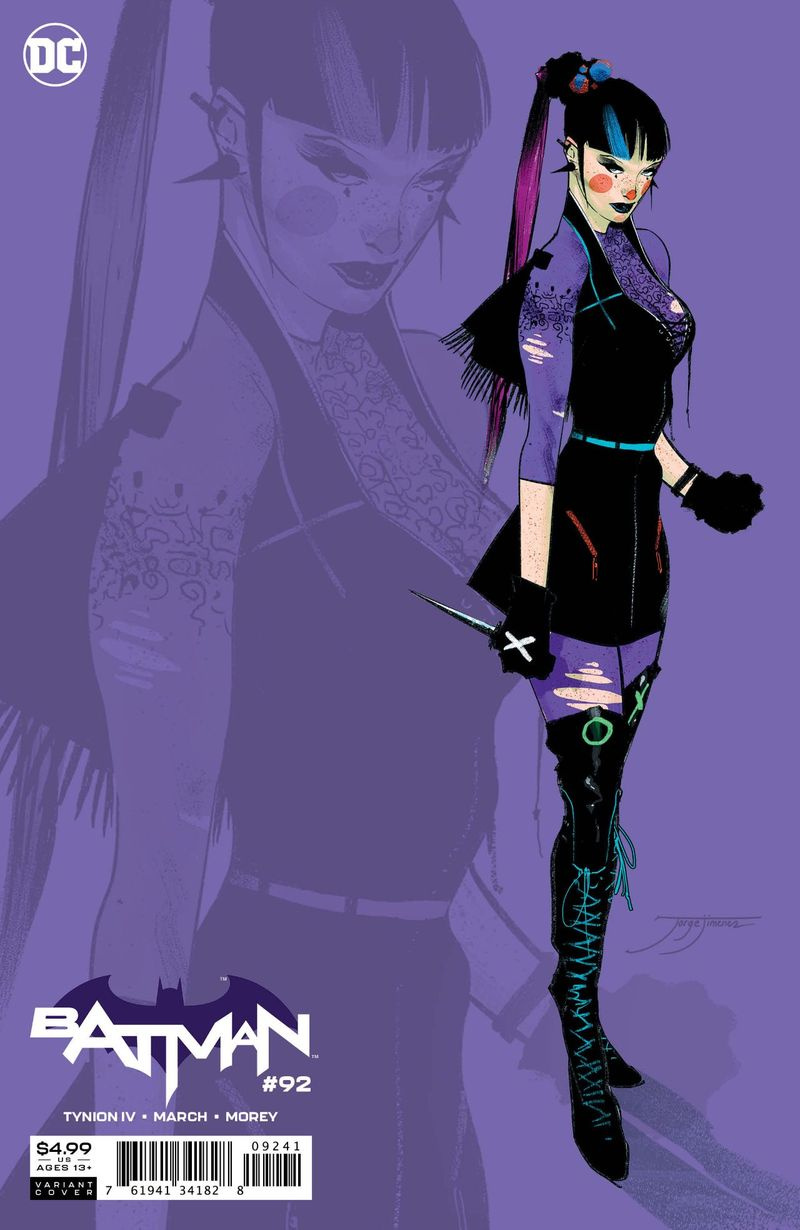 Variante Batman #92 del co-creatore Jorge Jimenez