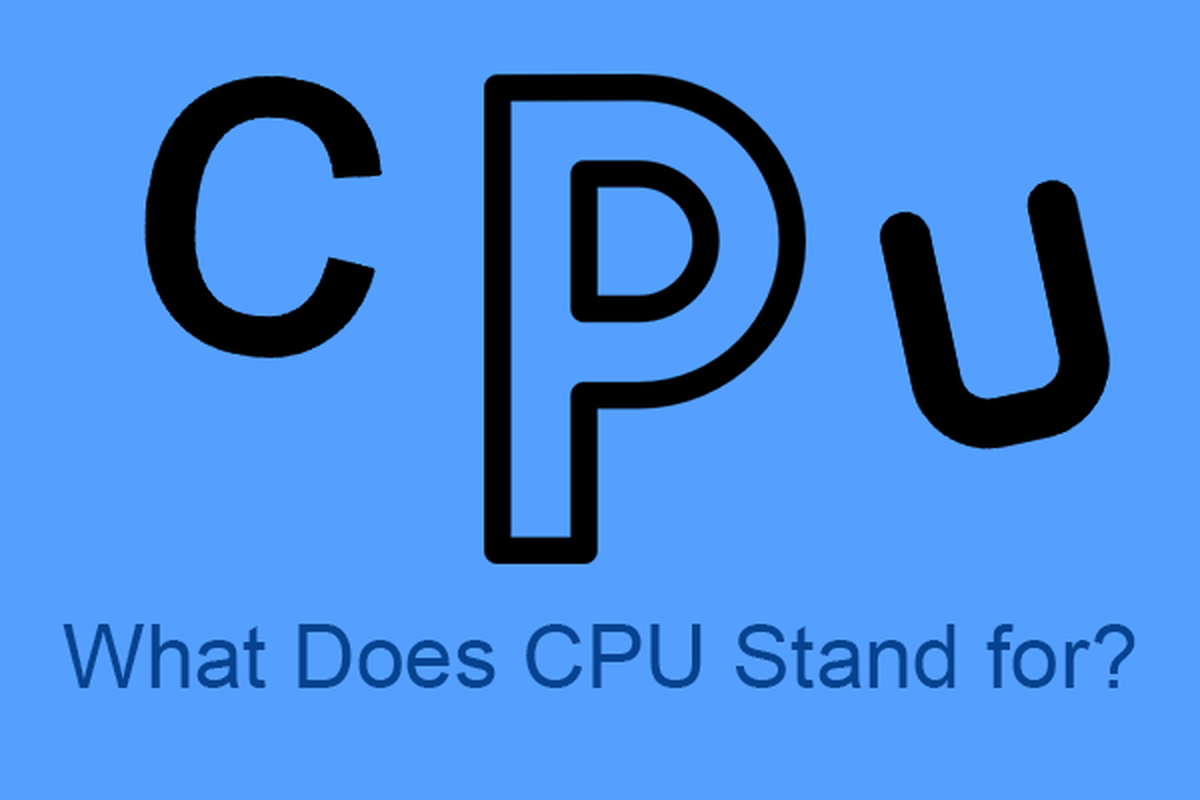cosa significa cpu
