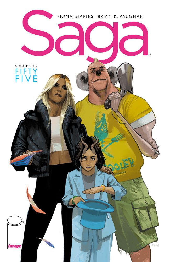 Saga #55 omslag