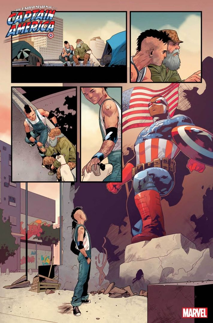 sida från United States of Captain America #1