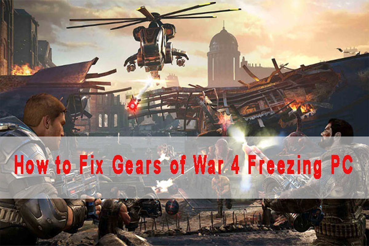 Gears of War 4 แช่แข็งพีซี