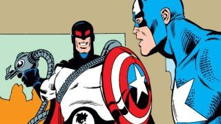 bilde av Flag-Smasher og Captain America