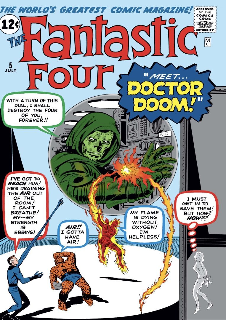 omslag till Fantastic Four #5