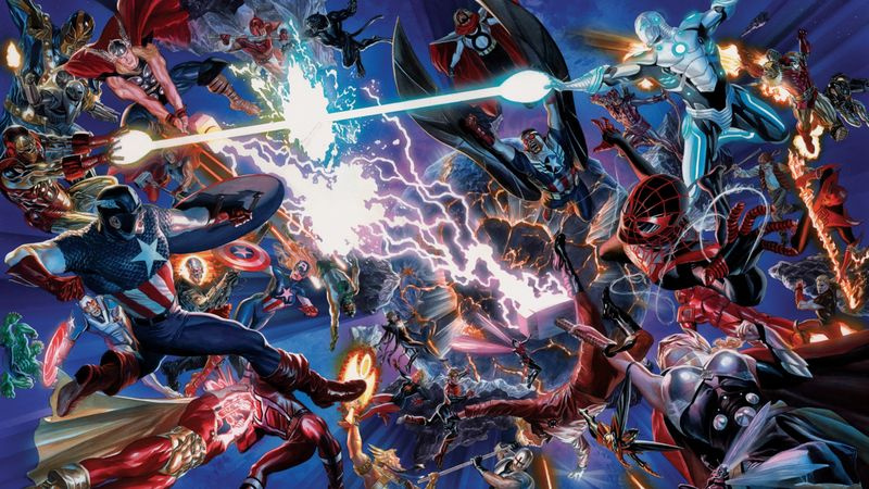 Arte promozionale di Secret Wars