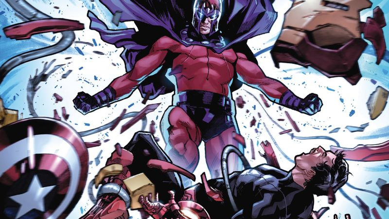 billede af Avengers, der kæmper mod X-Men