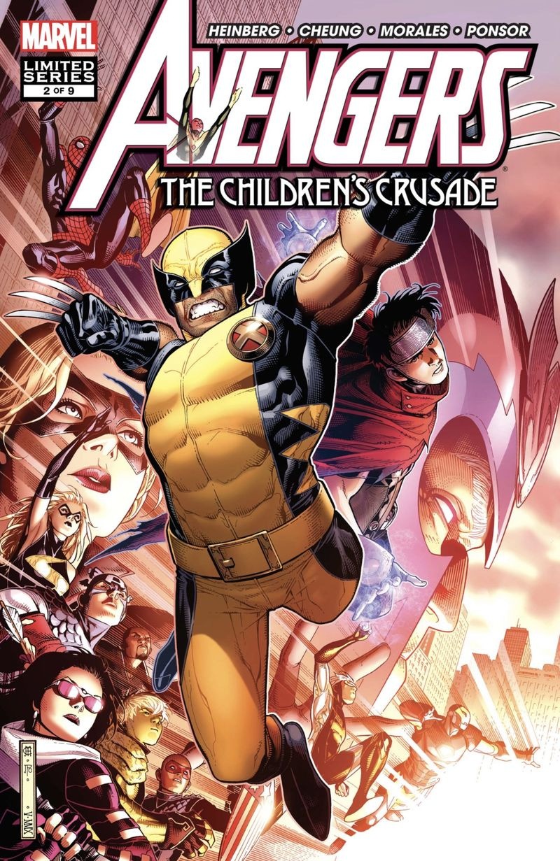billede af Avengers, der kæmper mod X-Men