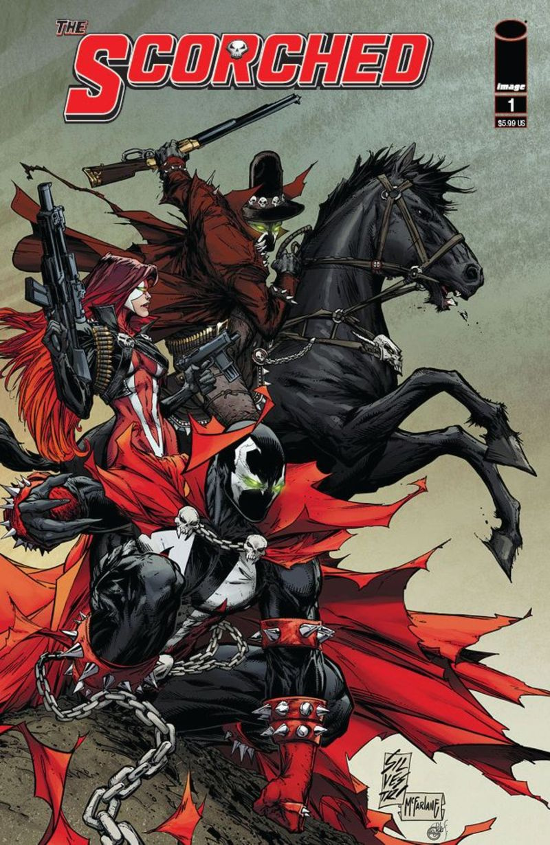 De cover van de Scorched #1-variant van Marc Silvestri