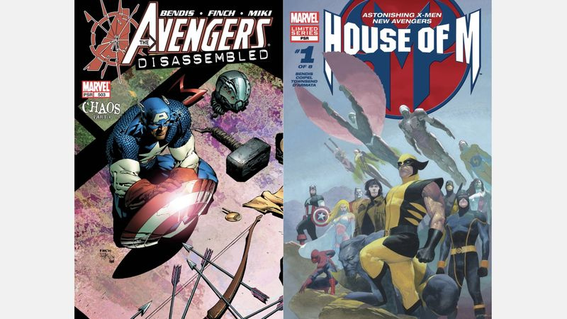 Avengers #503:n ja House of M #1:n kannet