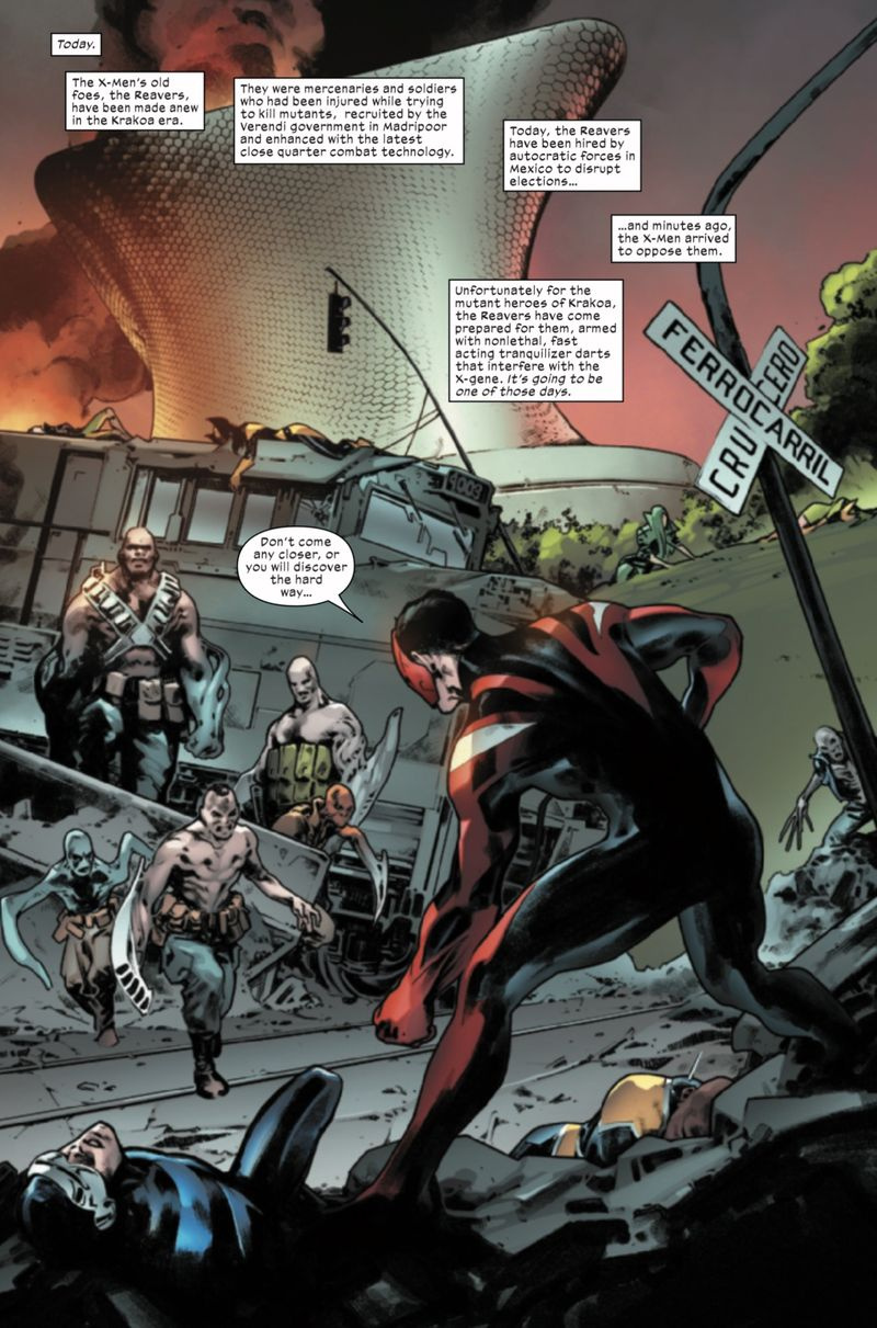 X-Men #5 voorbeeldpagina