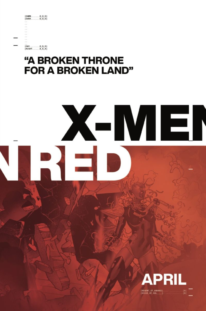 X-Men: Rode teaser in SWORD #11