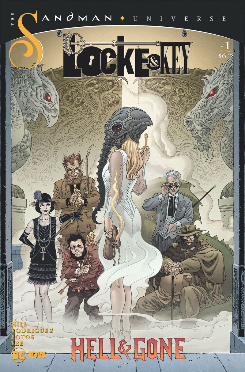 Locke & Key / The Sandman Universe: Hell & Gone #1 omslag