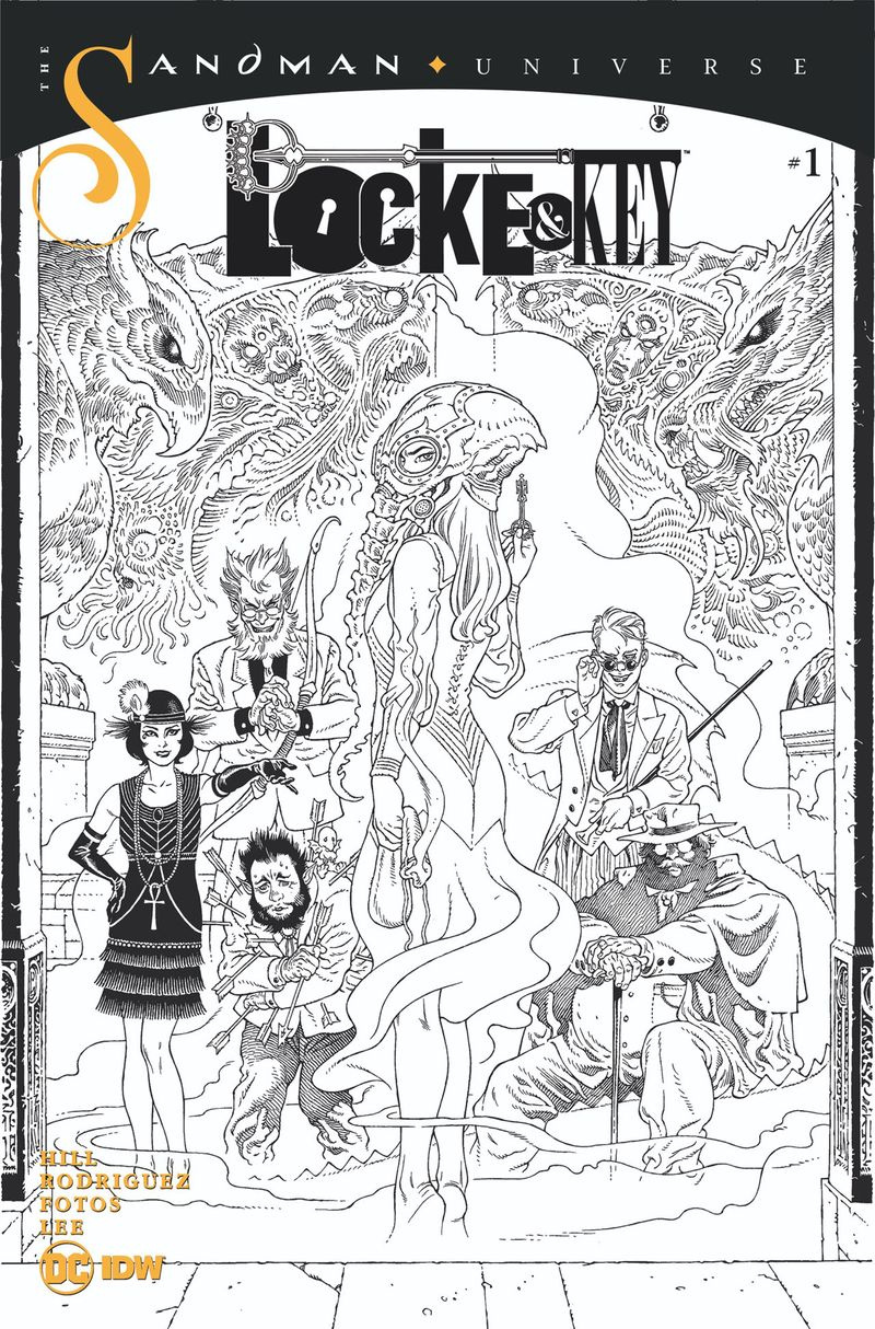 Locke & Key / The Sandman Universe: Hell & Gone #1 omslag