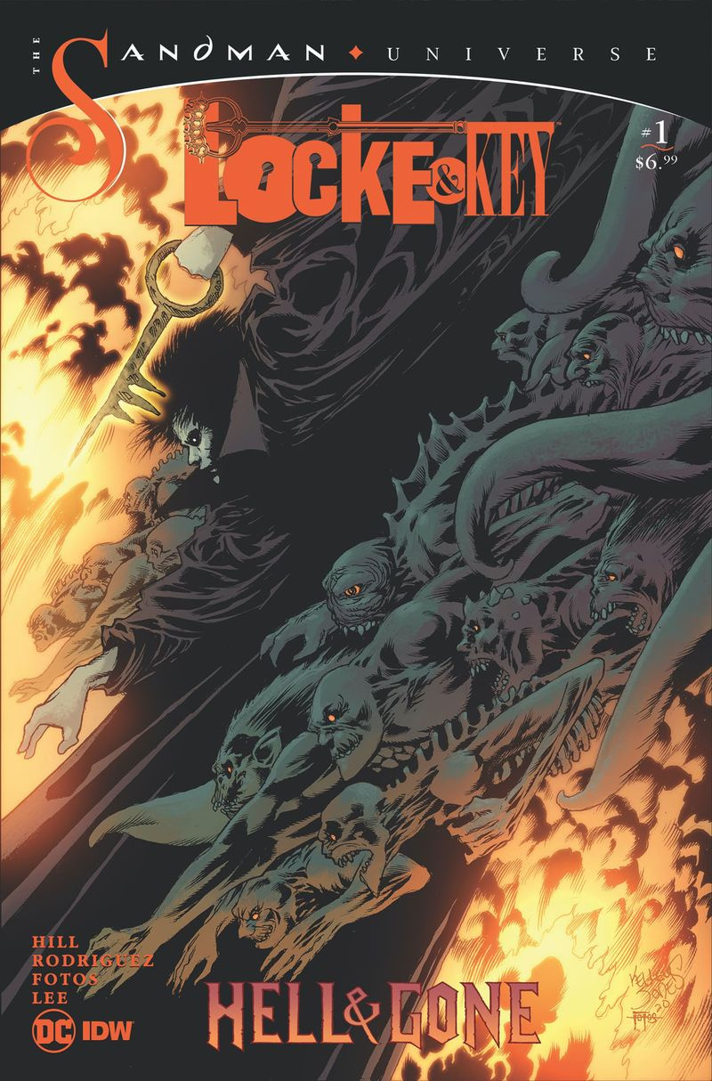 Locke & Key / The Sandman Universe: Hell & Gone #1 omslag