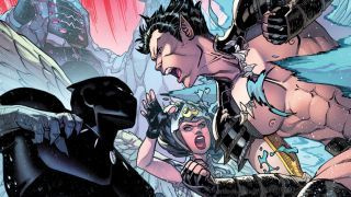 Avengers #53 cover door Javier Garron