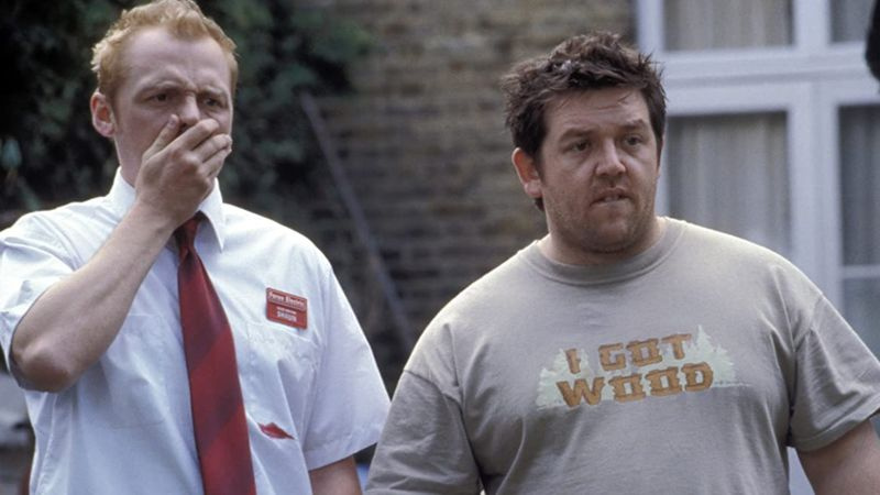 Simon Pegg og Nick Frost i Shaun of the Dead