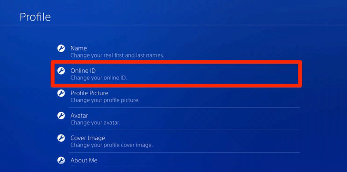 Промяна на името на PSN