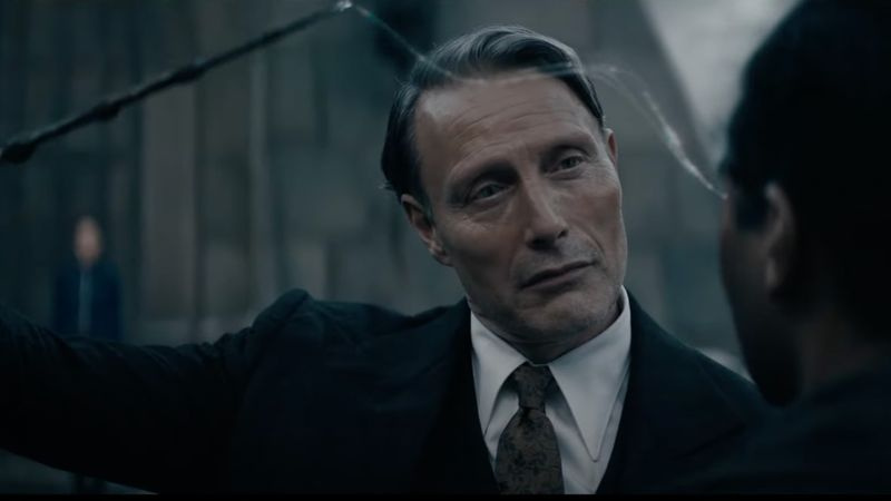 Mads Mikkelsen i Fantastic Beasts: The Secrets of Dumbledore