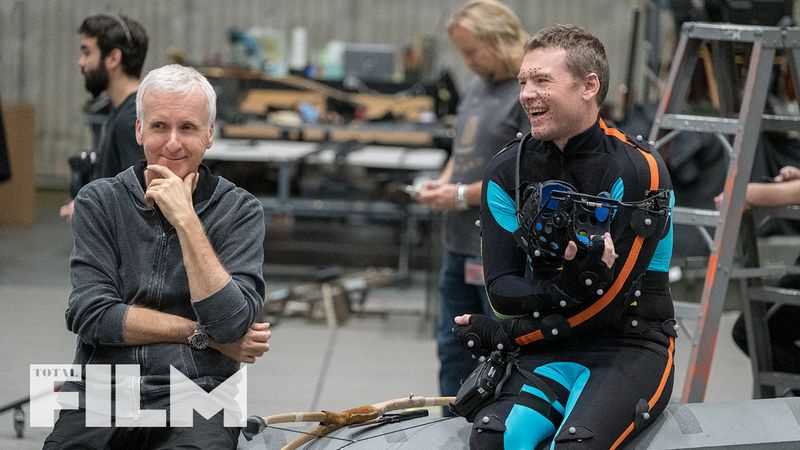 James Cameron på settet til Avatar 2
