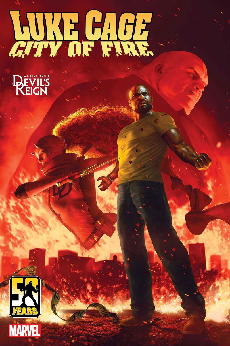 Luke Cage: City of Fire #2 variant hoes