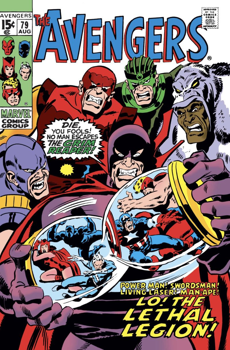 Copertina di Avengers #79