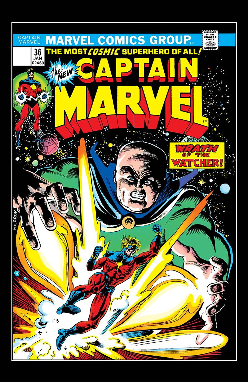 Captain Marvel #36 cover
