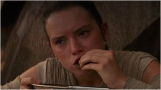 Daisy Ridley som Rey i Star Wars: The Force Awakens