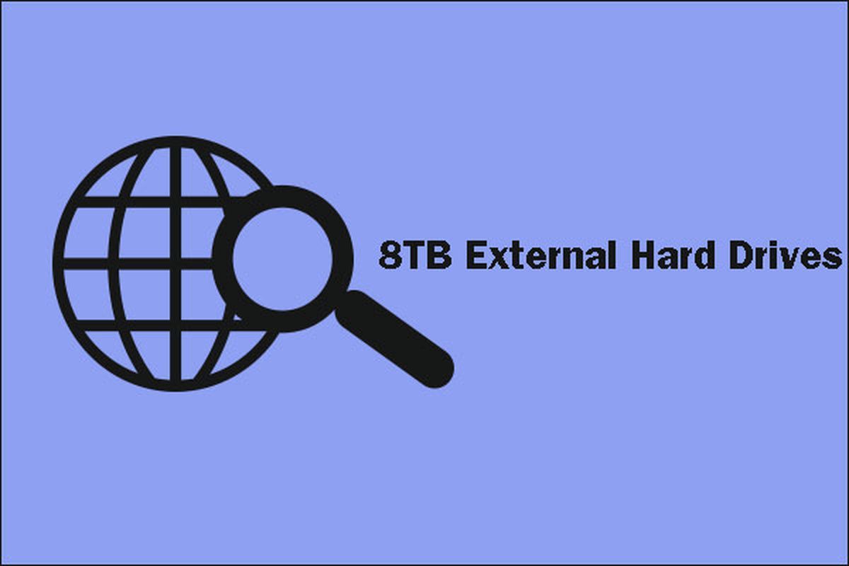 8 TB ekstern harddisk