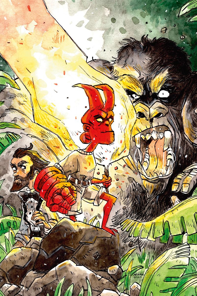 Okładka wariantu Young Hellboy: The Hidden Land #2