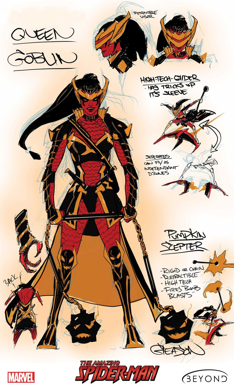 Queen Goblin Concept Art von Patrick Gleason