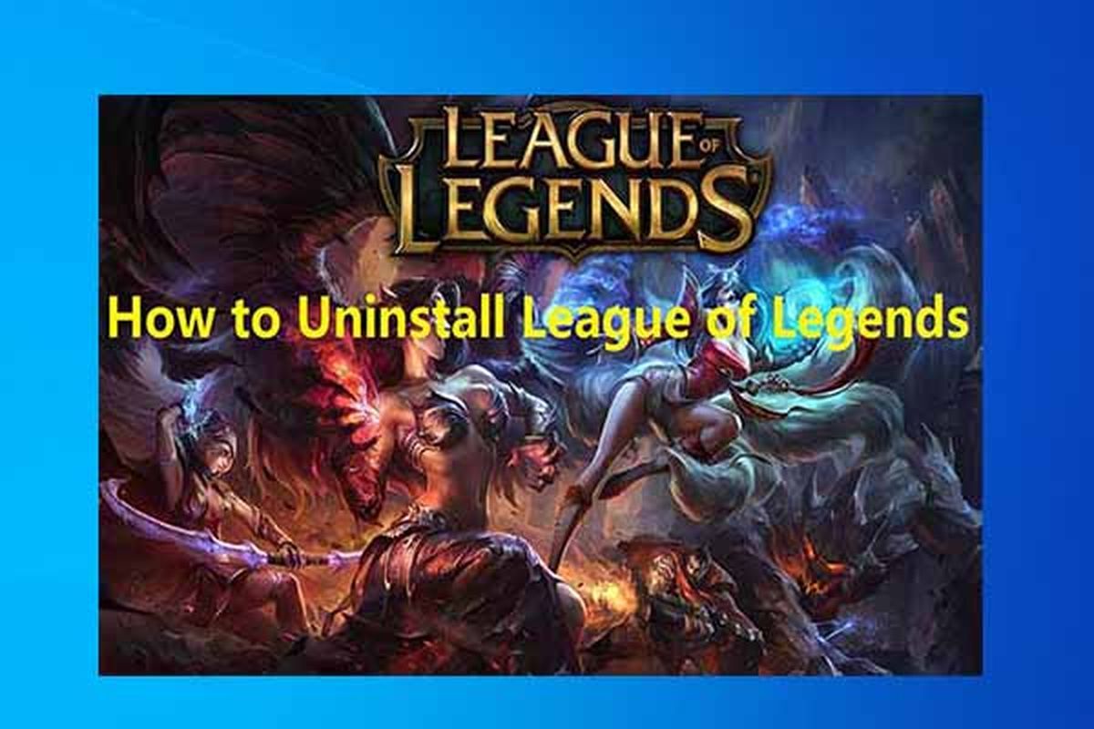 hvordan du avinstallerer League of Legends
