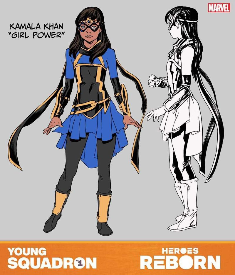 Heroes Reborn: Young Squadron #1 kunst