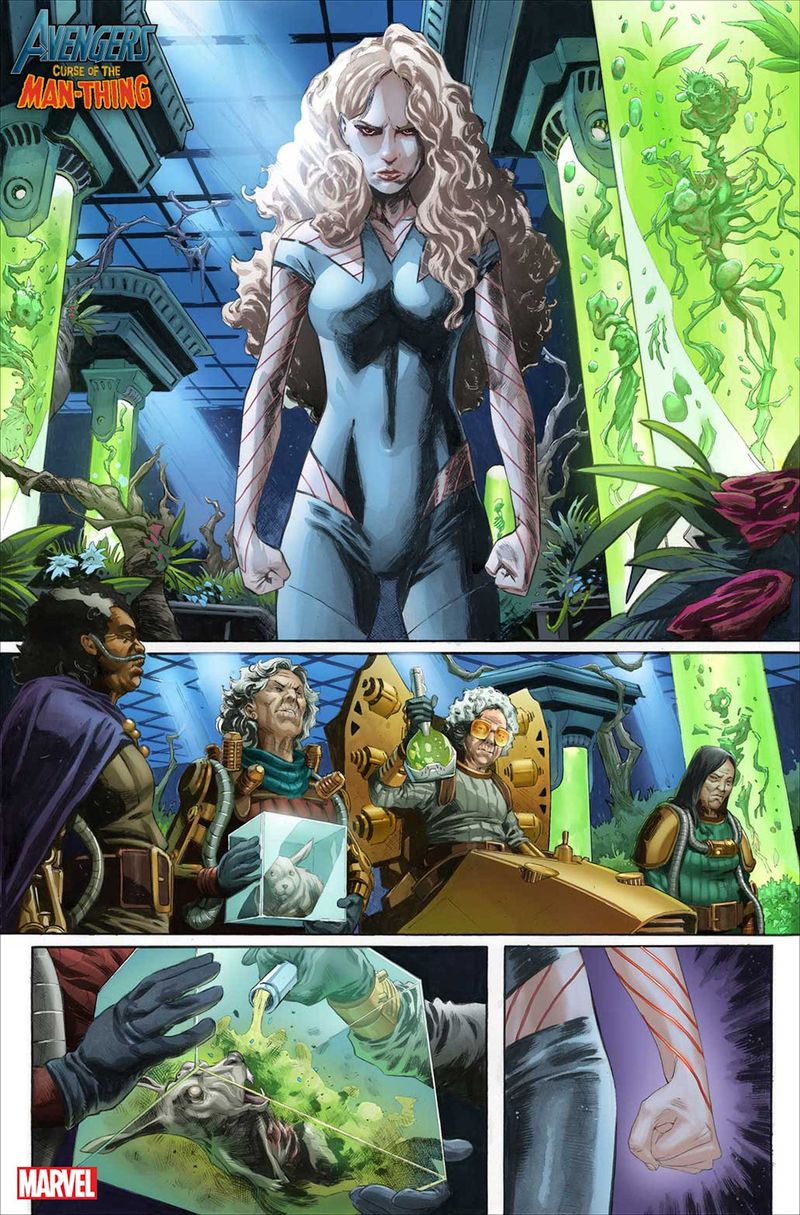 pagina uit Avengers: Curse of the Man-Thing #1