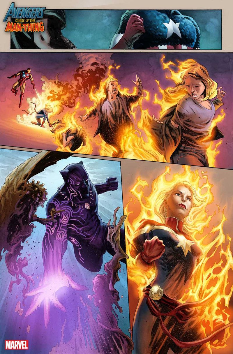 pagina uit Avengers: Curse of the Man-Thing #1