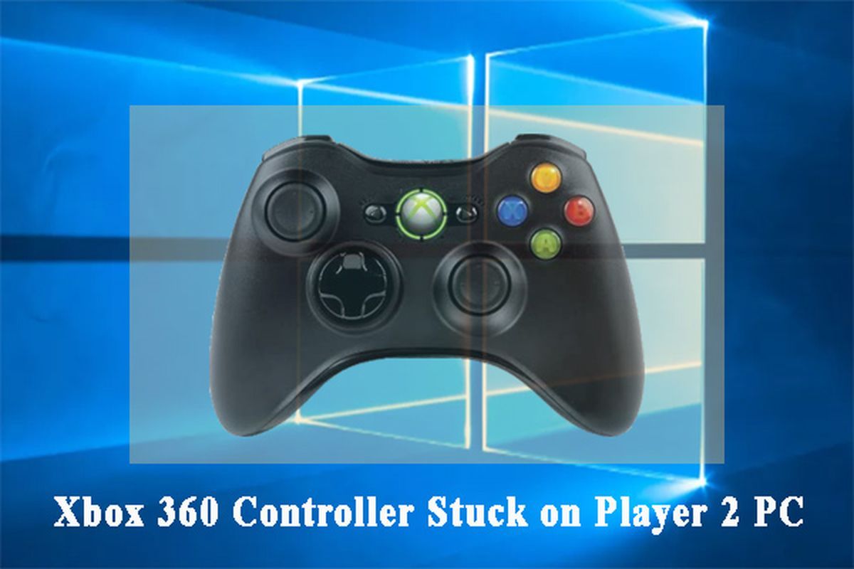 Xbox 360 kontroller on mängija 2 arvutisse kinni jäänud